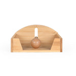 Horizontal Bamboo Tissue Box- Beige