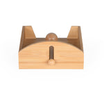 Horizontal Bamboo Tissue Box- Beige