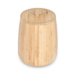 Bamboo Cannister with Lid- Large, Beige