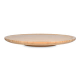 Round Lazy Suzan Bamboo Board- Beige