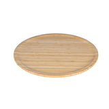 Round Lazy Suzan Bamboo Board- Beige