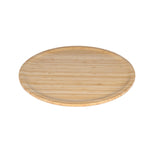 Round Lazy Suzan Bamboo Board- Beige