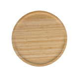 Round Lazy Suzan Bamboo Board- Beige