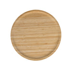 Round Lazy Suzan Bamboo Board- Beige