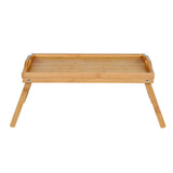 Breakfast Serving Bamboo Table- Beige