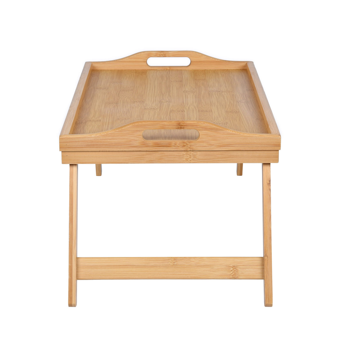 Breakfast Serving Bamboo Table- Beige