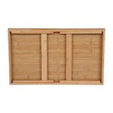 Breakfast Serving Bamboo Table- Beige