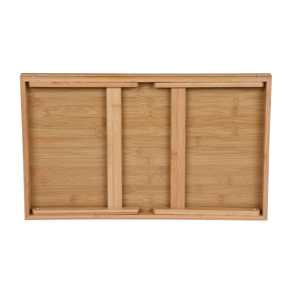 Breakfast Serving Bamboo Table- Beige