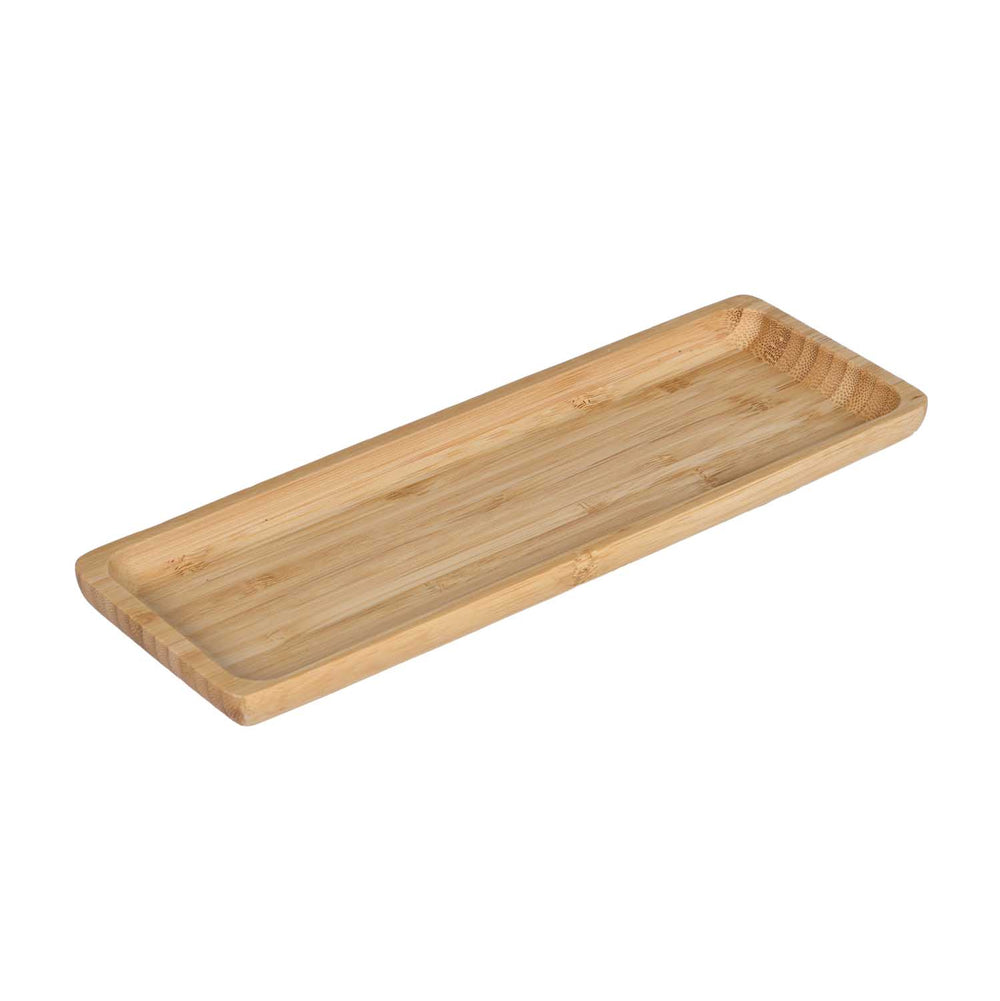 Bamboo Serving Bowls and Spoons Set of 3 with Lid- Beige