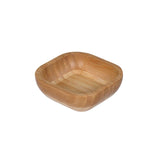 Bamboo Serving Plate with 3 Bowls- Beige