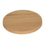 Bamboo Coaster Set of 6 with Holder- Beige