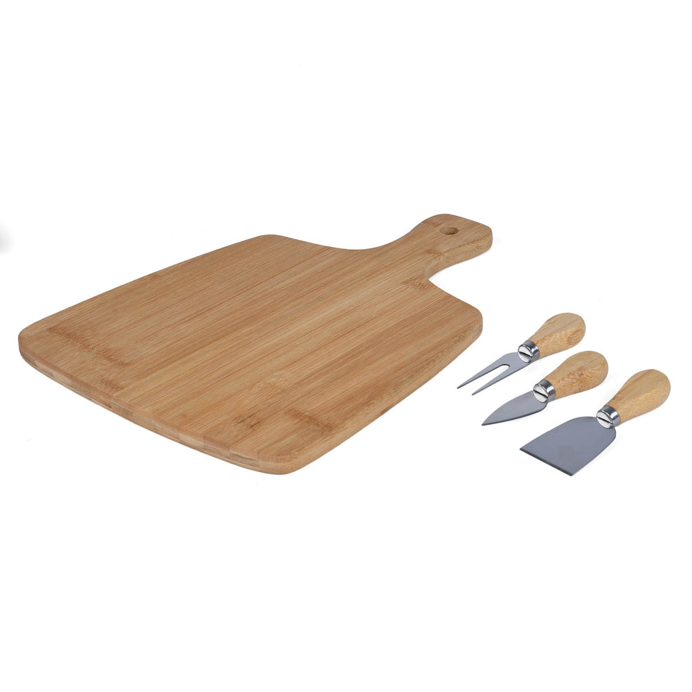Cheese Cutting Board Set with Tools- Beige