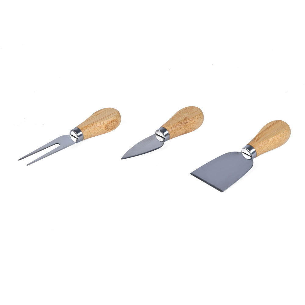 Cheese Cutting Board Set with Tools- Beige
