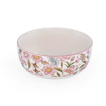 Floral Serving Bowl- Large, Pink