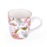Floral Coffee Mug- Pink