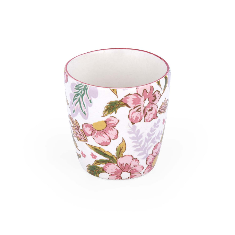 Floral Coffee Mug- Pink