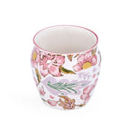 Floral Kulhad Mug- Pink