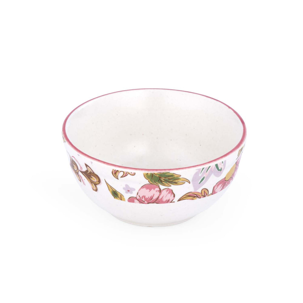 Floral Veg Bowl- Small, Pink