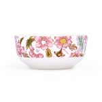 Floral Serving Bowl- Small, Pink