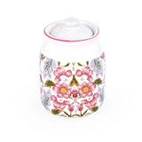 Floral Cannister Jar with Lid- Pink