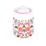 Floral Cannister Jar with Lid- Pink