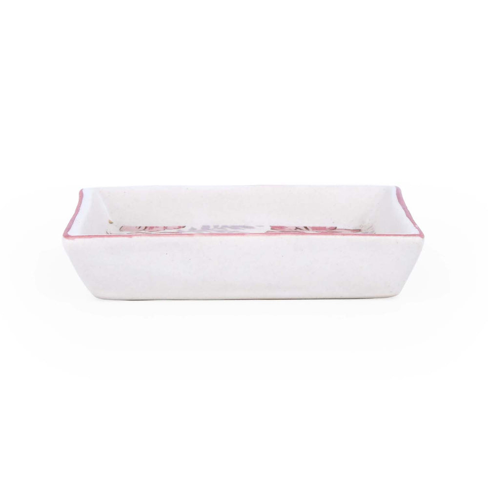 Floral Serving Plate- Pink