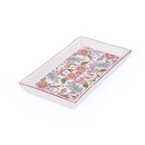 Floral Serving Platter- Pink