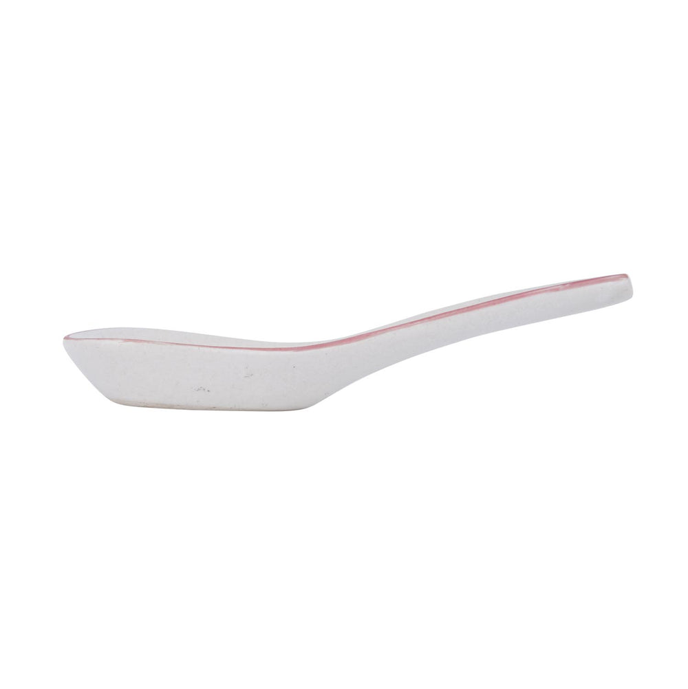 Floral Soup Spoon- Pink