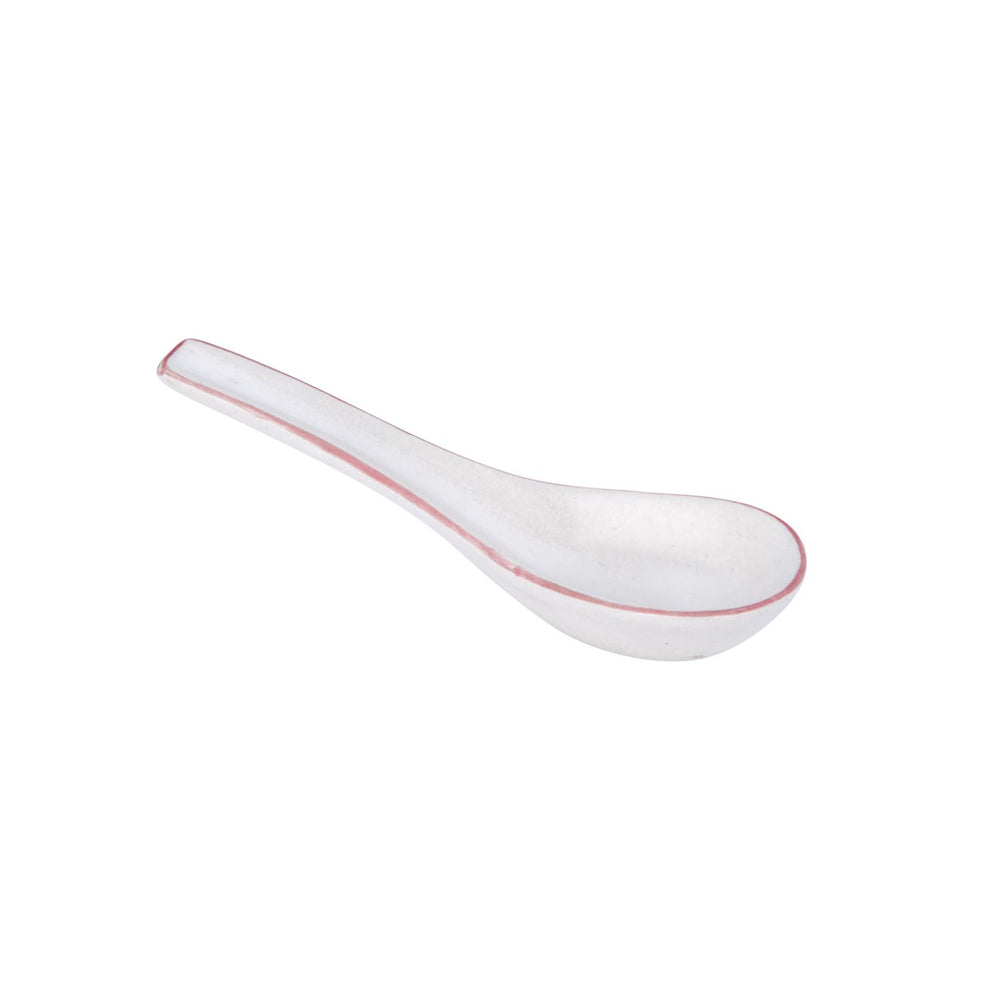 Floral Soup Spoon- Pink