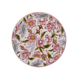 Floral Quarter Plate- Pink