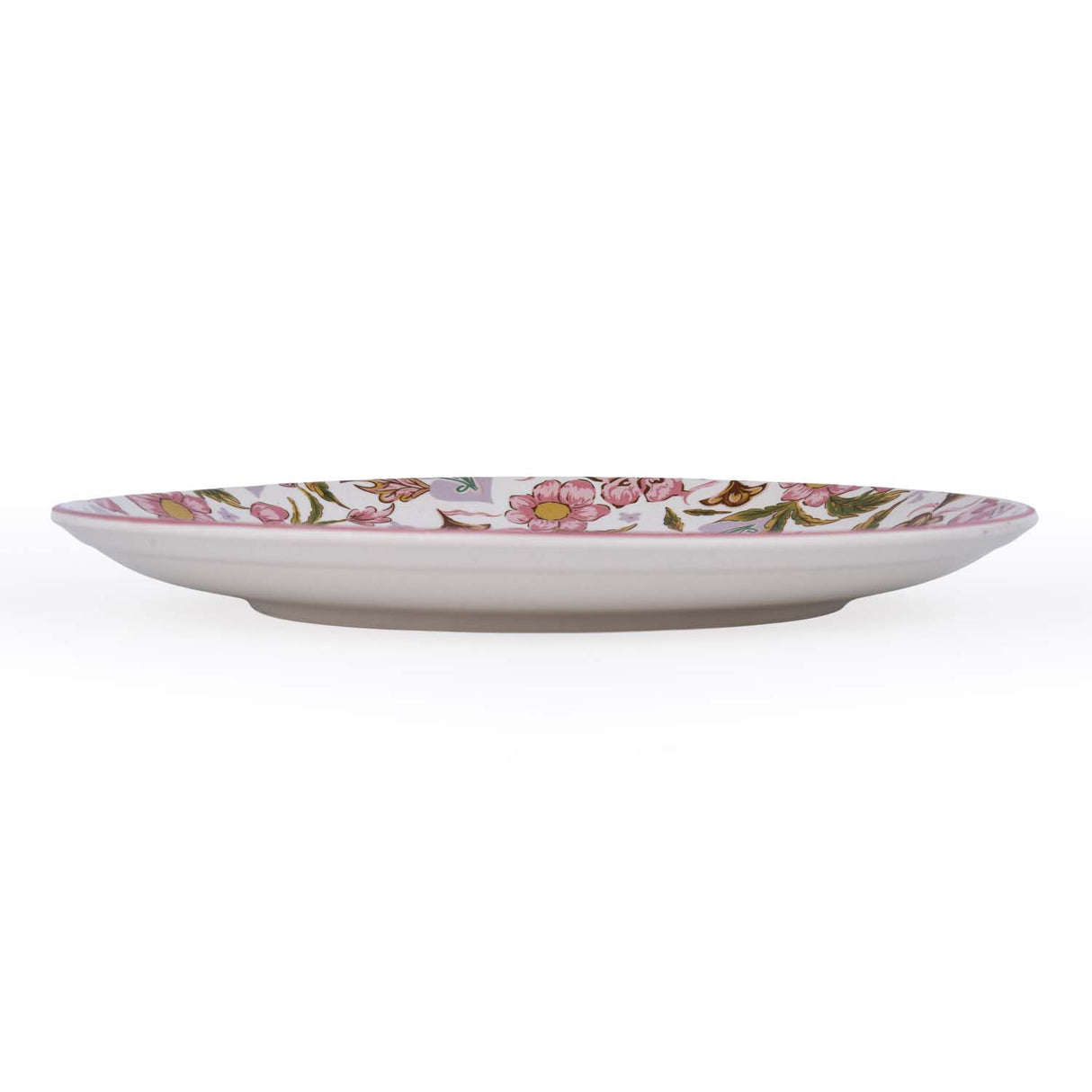 Floral Dinner Plate- Pink