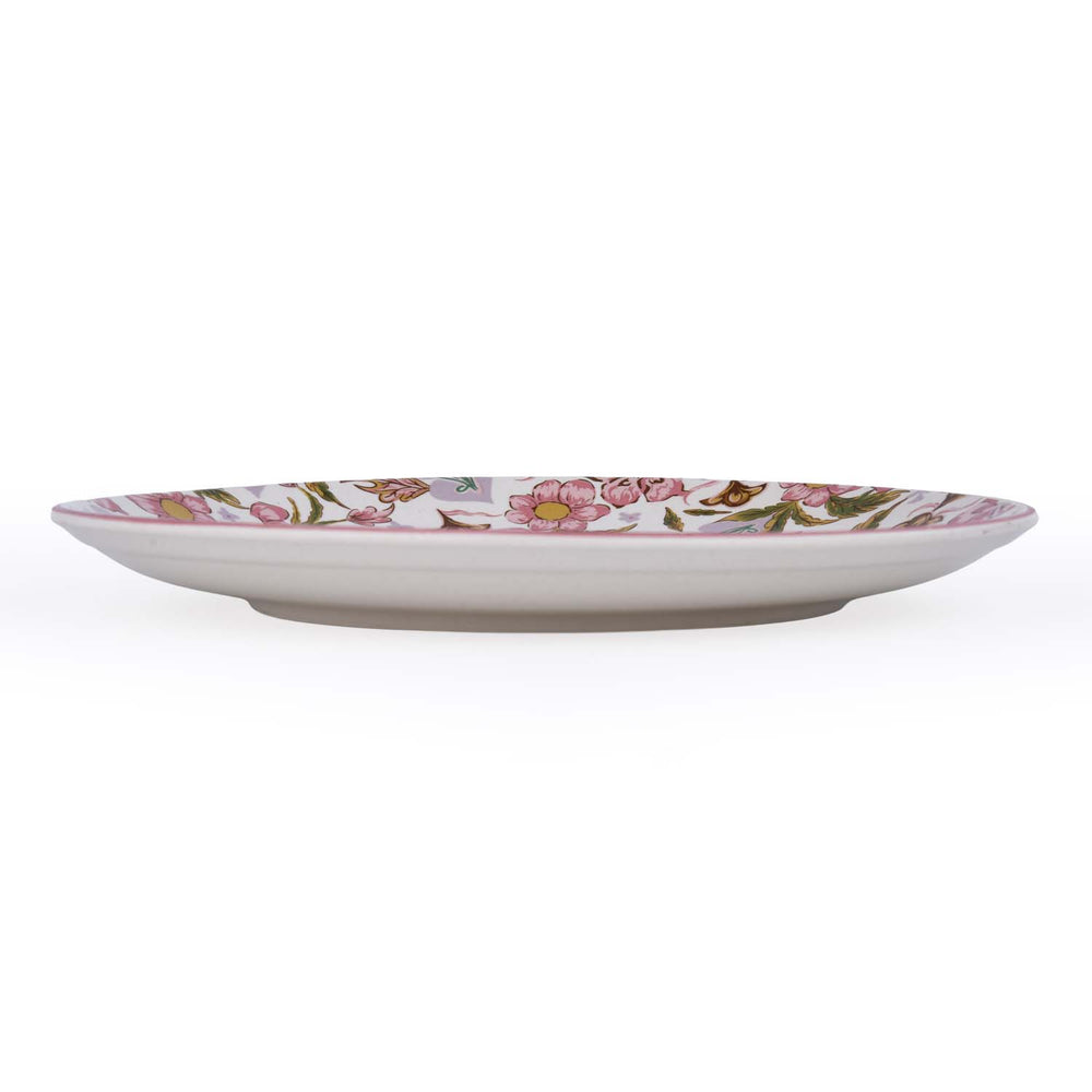 Floral Dinner Plate- Pink