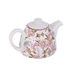 Floral Tea Pot with Lid- Pink