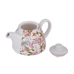 Floral Tea Pot with Lid- Pink