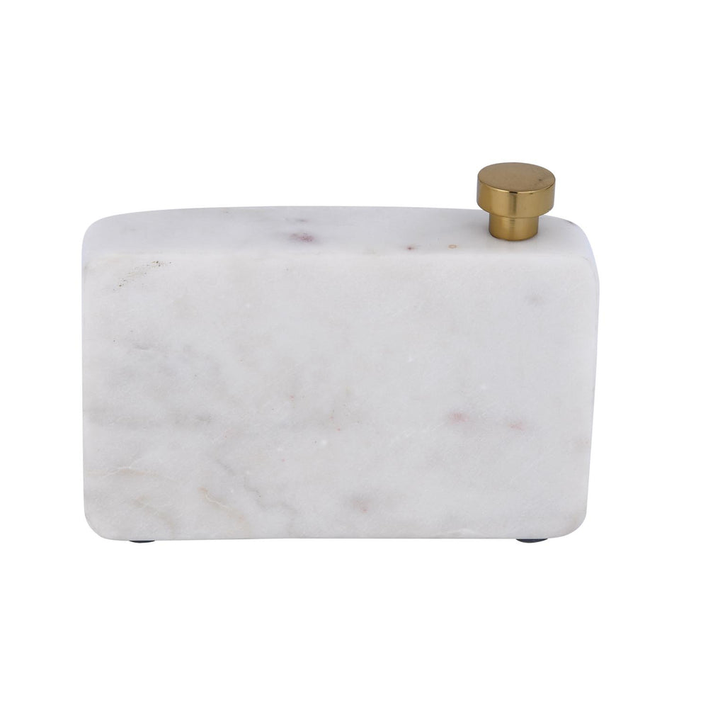 Decorative Camera Showpiece- Small, White & Gold