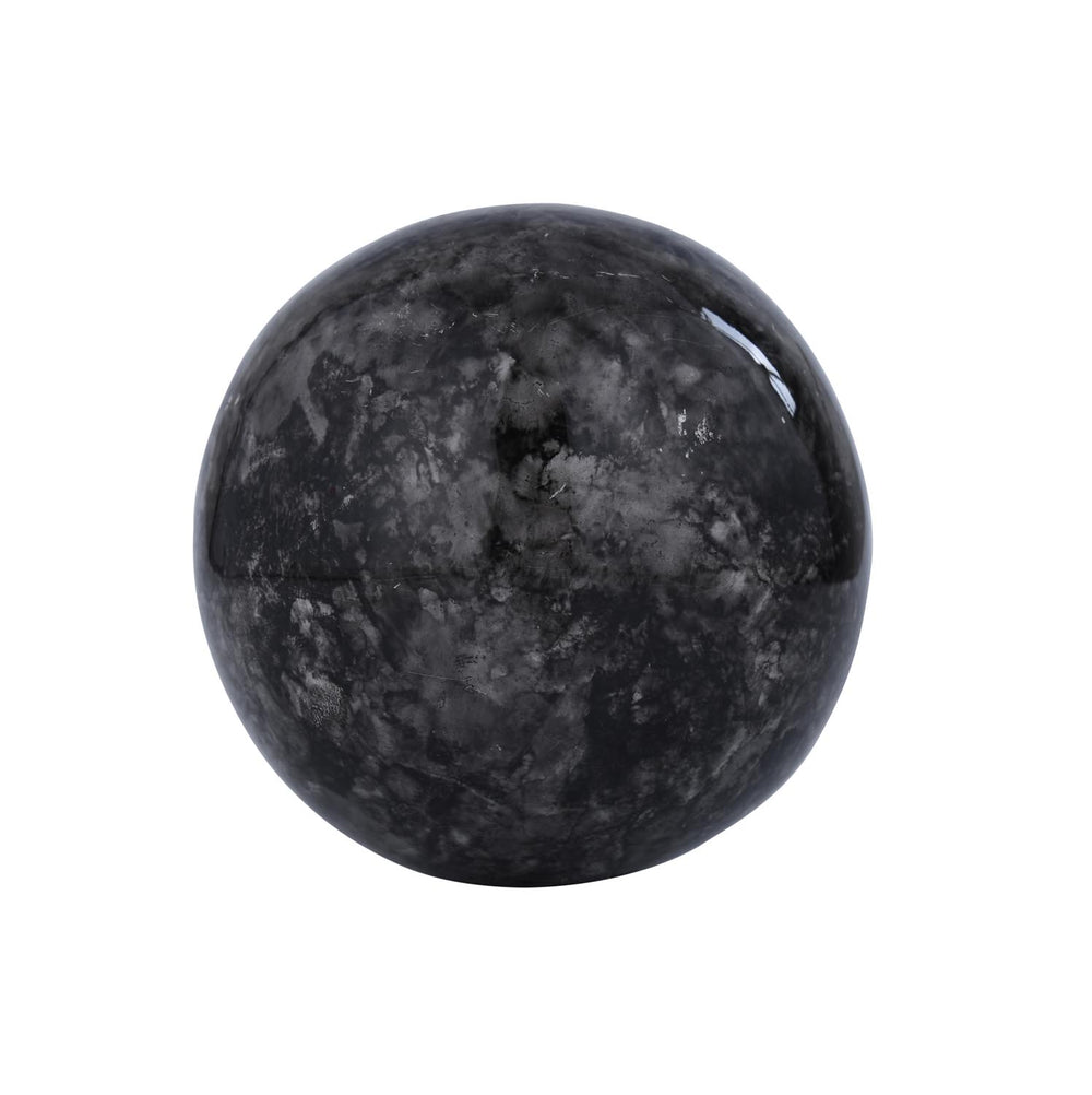Metal Ball Table Decor Showpiece- Black