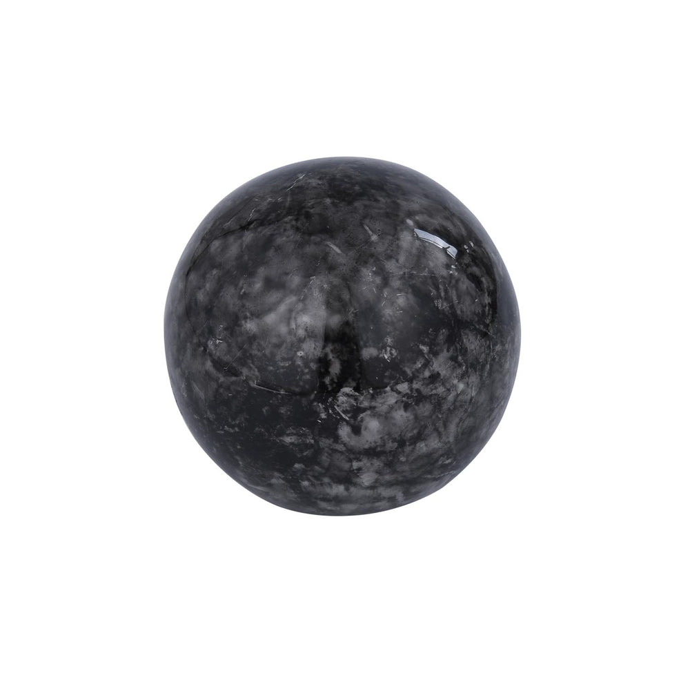 Metal Ball Table Decor Showpiece- Black