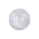 Metal Ball Table Decor Showpiece- White