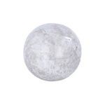 Metal Ball Table Decor Showpiece- White