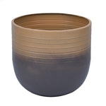 Ombre Metal Planter- Beige