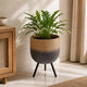 Ombre Metal Trio Stand Planter- Beige