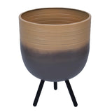 Ombre Metal Trio Stand Planter- Beige