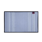 Dual Pattern Polyester 16" x 24" Bath Mat- Dark Blue