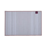 Dual Pattern Polyester 16" x 24" Bath Mat- Blush