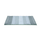 Dual Pattern Polyester 16" x 24" Bath Mat- Green