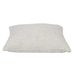 Slub Polyester 50 x 50 cm Filled Cushion- Cream