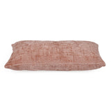 Slub Polyester 50 x 30 cm Filled Cushion- Blush
