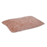 Slub Polyester 50 x 30 cm Filled Cushion- Blush