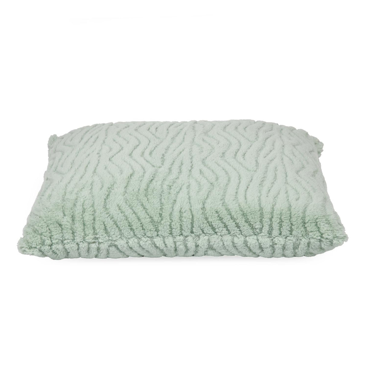 Waves Polyester 50 x 50 cm Filled Cushion- Green