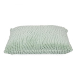 Waves Polyester 50 x 50 cm Filled Cushion- Green